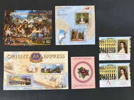 Briefmarkenblöcke Österreich 2010