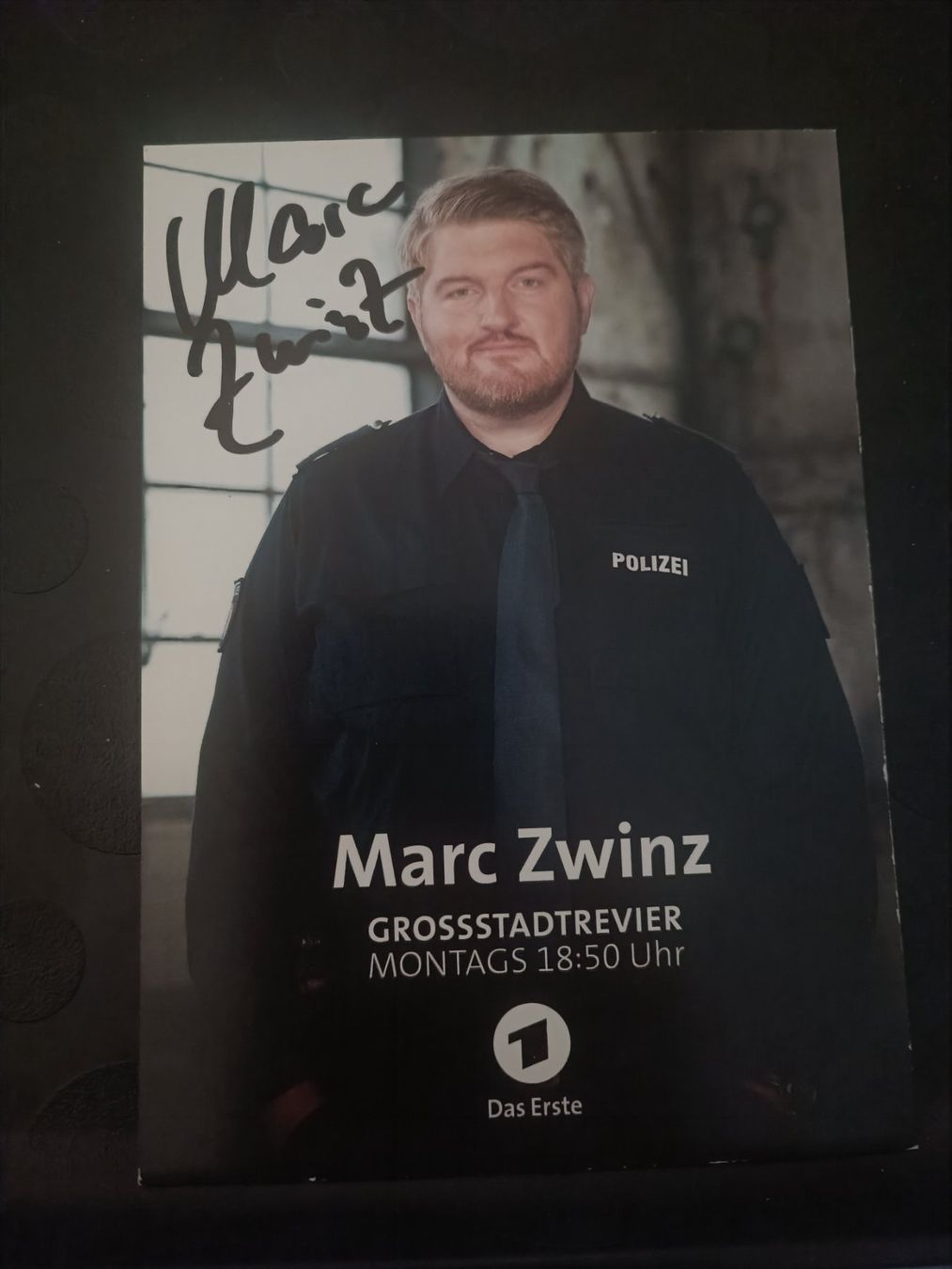 Autografi: Marc Zwinz - handsigniert - Grossstadtrevier – Usato da Menziken venduto da Artographs