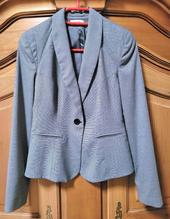 Orsay Hosenanzug Damen Gr. 36 Grau Business Büro Elegant