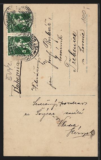 Cartoline postali: AK Buchs, Am Schloss Werdenberg, 1919 – Usato da Berlin venduto da bartko-reher 1