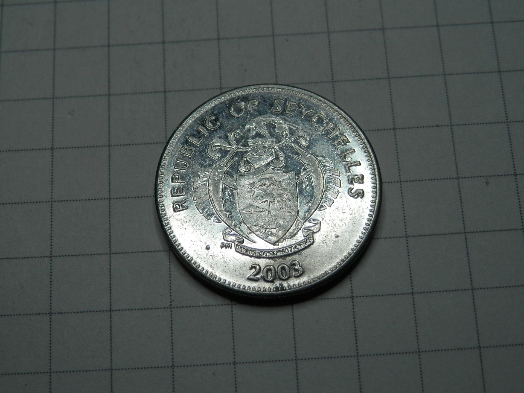 Tutti le monete: Seychellen 25 Cent, 2003 – Usato da Weiach venduto da weiach81