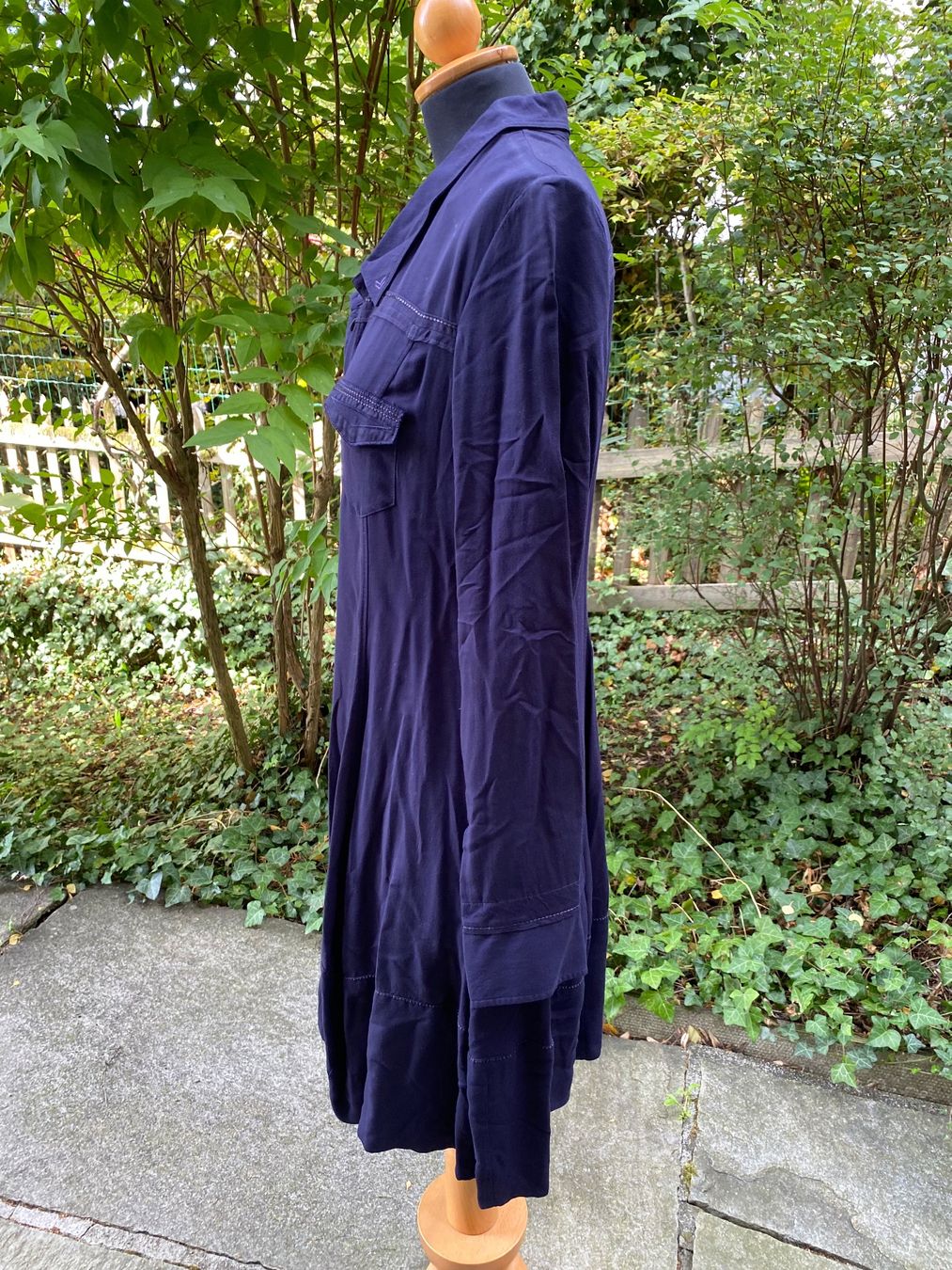 Girbaud Robes: Marithé + François Girbaud Hemdkleid (Dunkelblau) – D'occasion à Zürich par JDB_Vintage