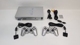 PlayStation 2 Fat Silver mit 2 Controller ORIGINAL