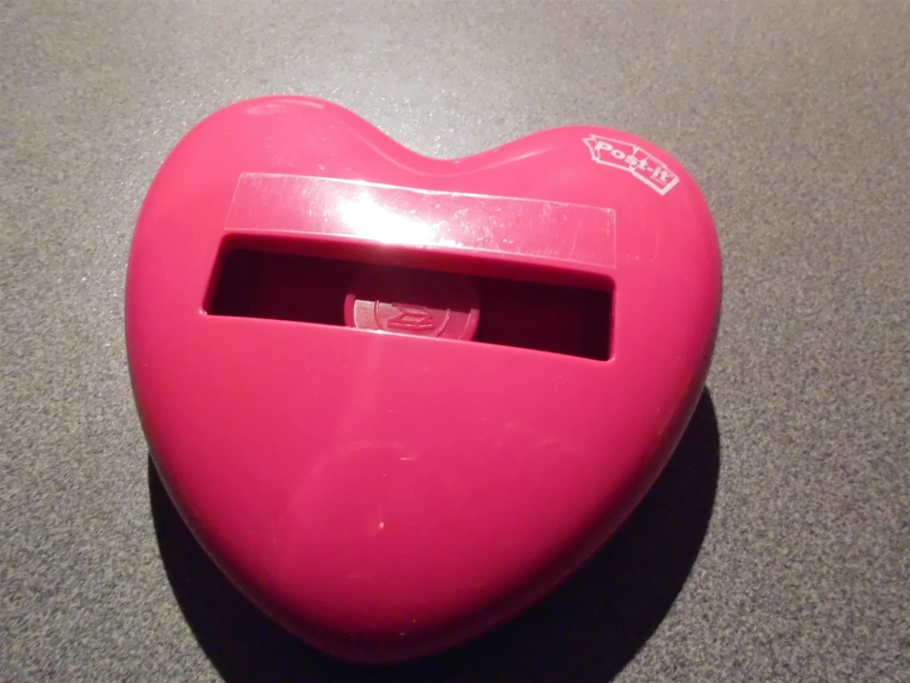 Sonstiger Bürobedarf: Post-It Spender, Herz pink – Gebraucht aus Zürich von