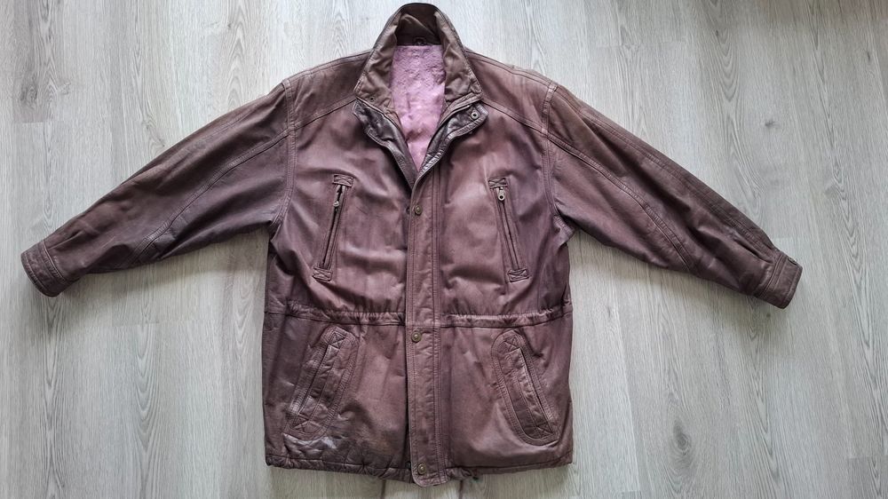 Giacche: Braune Lederjacke Gr. 50, Vintage – Usato da Emmen venduto da Tigerlady