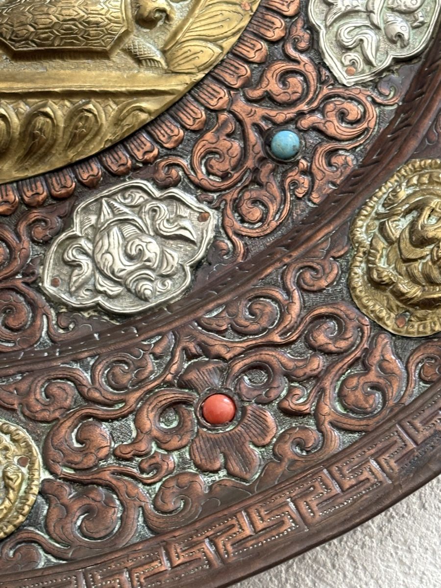 Toutes les décorations: Kupfer Wandteller mit Halbedelsteinen – D'occasion à winterthur par Ulla2 2