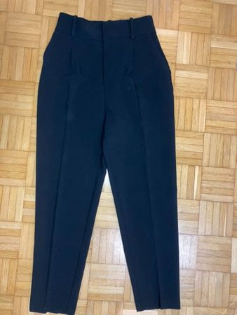 Zara Stoffhose, Schwarz, Gr. S