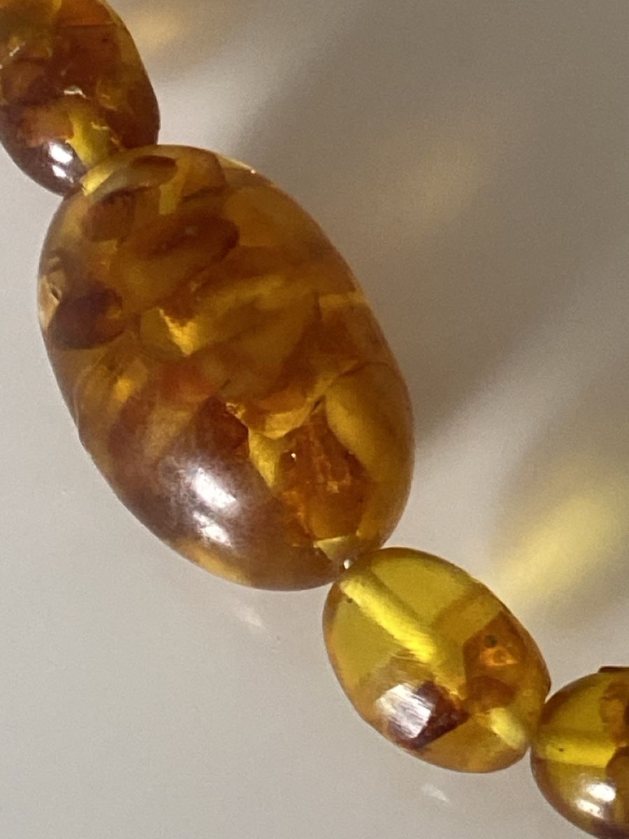 Altri gioielli: Bernstein Kette mit passenden Ohrringen 85cm – Usato da Läufelfingen venduto da Alles_Garantie 2