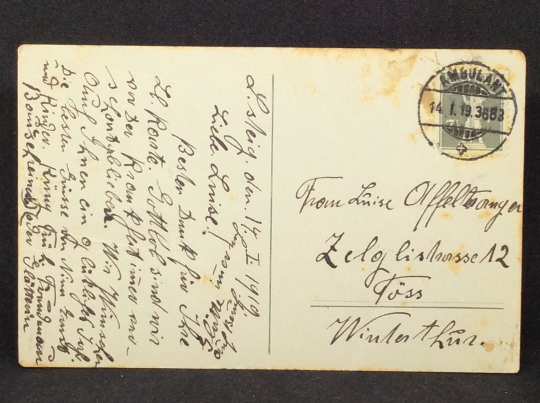 Cartoline postali: Lichtensteig – Usato da Widnau venduto da Brusi9 1
