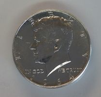 USA ½ Dollar J-F Kennedy 1964 Silber 900 #NUMI1007