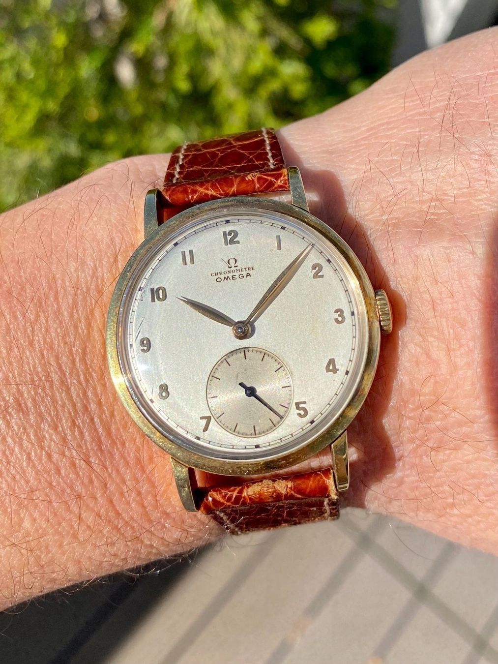Omega Uhren: Omega Chronometer vintage 18K Rose Jumbo – Gebraucht aus Morges von Audemars07