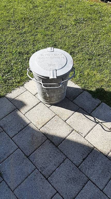 Altro per la casa: Ochsner Kübel, Blechkübel, – Usato da Ricken SG venduto da Bobo66 1