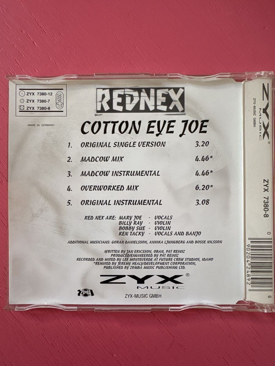 CD: Rednex - Cotton Eye Joe – Usato da Lützelflüh-Goldbach venduto da Deiv4 1