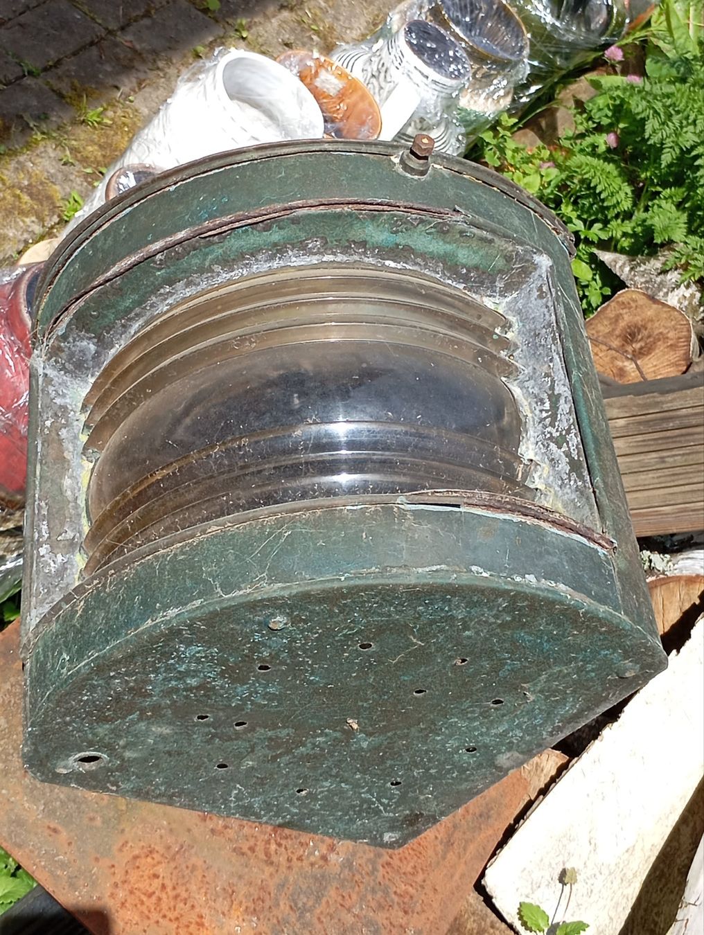 Lampade: vintage ship light Schiff lampe – Usato da Dietikon venduto da aberdeen30 1