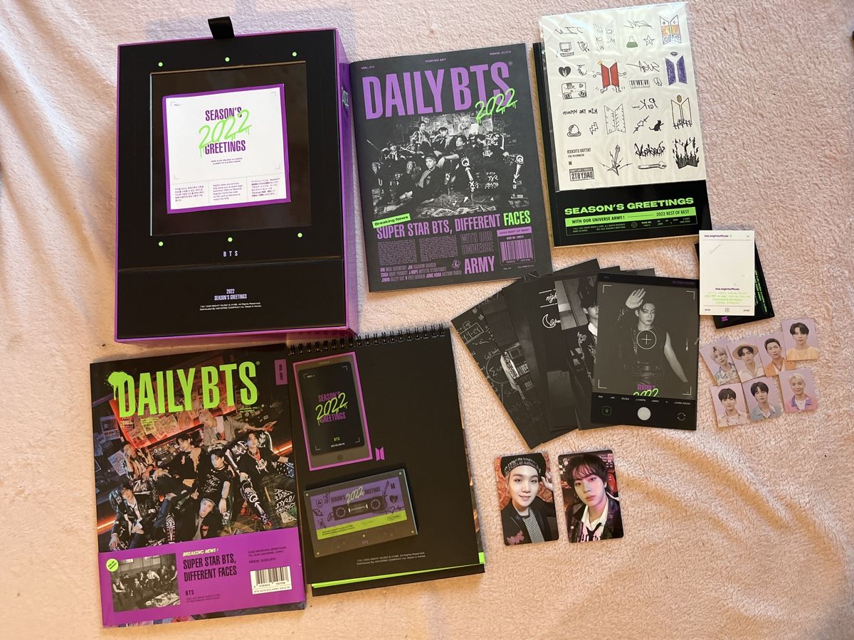 Cartes: BTS Season‘s greetings 2022 – Neuf (Voir description) à Urtenen-Schönbühl par Mingyeonshi 1