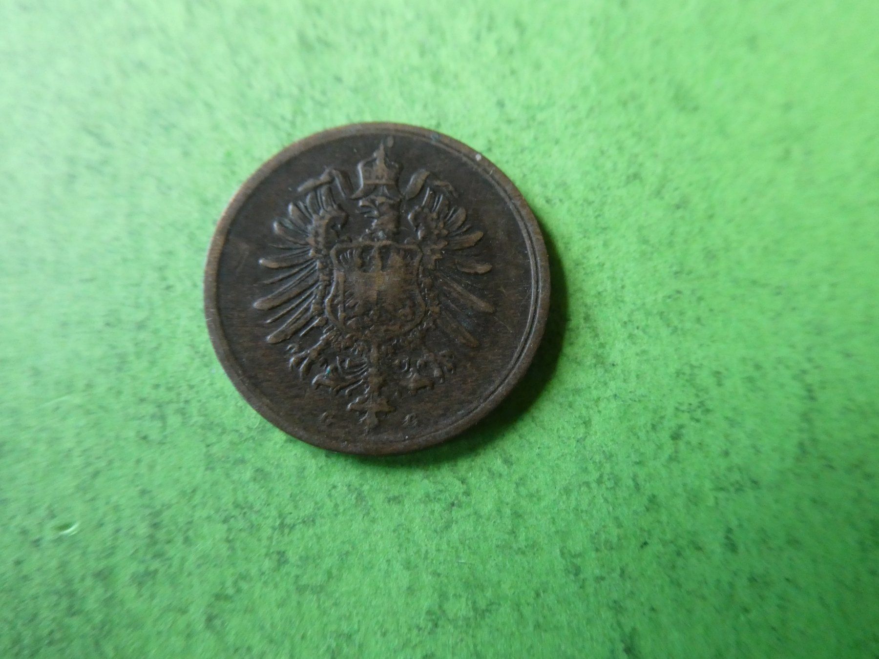 Tutti le monete: Dt. Reich 1888 G, 1 Pfennig – Usato da Hinterforst venduto da Rohusri 1