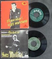 YVES MONTAND Sammlung: 2 EPs, 1958 + 59