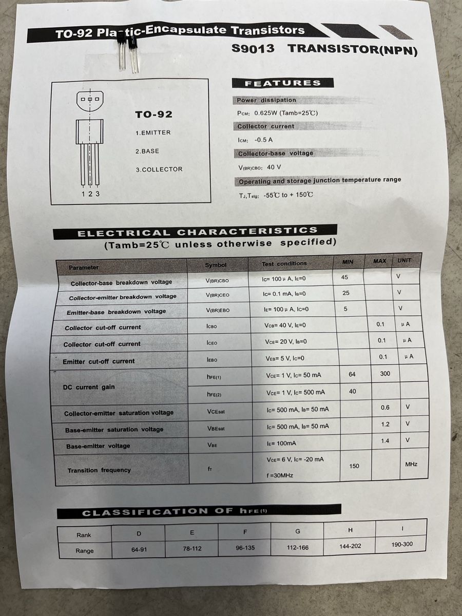 Elektronikbauteile: NPN PNP Transistoren Sortiment: 2N3906, S9013, SS8550 – Gebraucht aus Niederwil AG von VST92 2