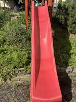 Kinderrutsche Kunststoff rot für Spielturm gebrauchter Zusta