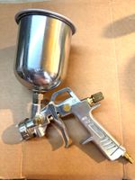 Pistolet de peinture à godet supérieur en métal