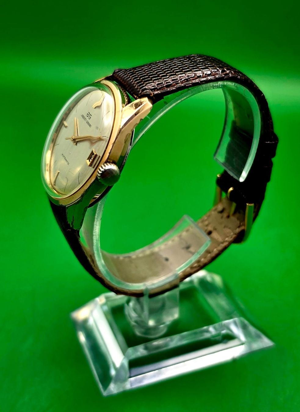 Jaeger-Lecoultre Orologi: Rare! VINTAGE JAQUET+GIRARD  AUTOMATIC  DATE  COMPRESSOR – Usato da St. Gallen venduto da Premium-Vintage 4