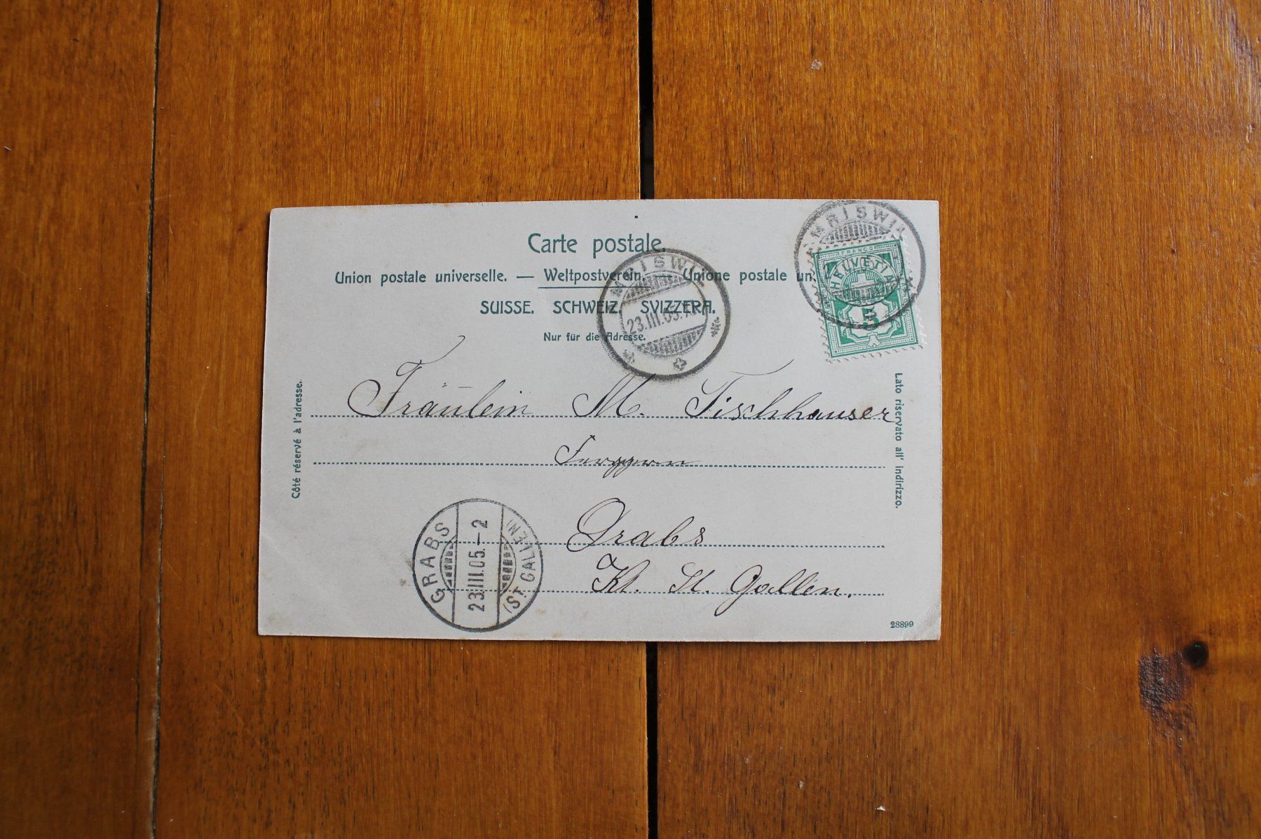 Cartoline postali: AK Amriswil, Strassenpartie – Usato da Oftringen venduto da kambodo 1