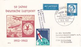 Raketenpost Deutsche Raketengesellschaft L3 1962