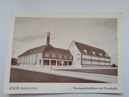 Alte Ansichtskarte Aesch BL, NeuMattschulhaus, 1928 Top! R26