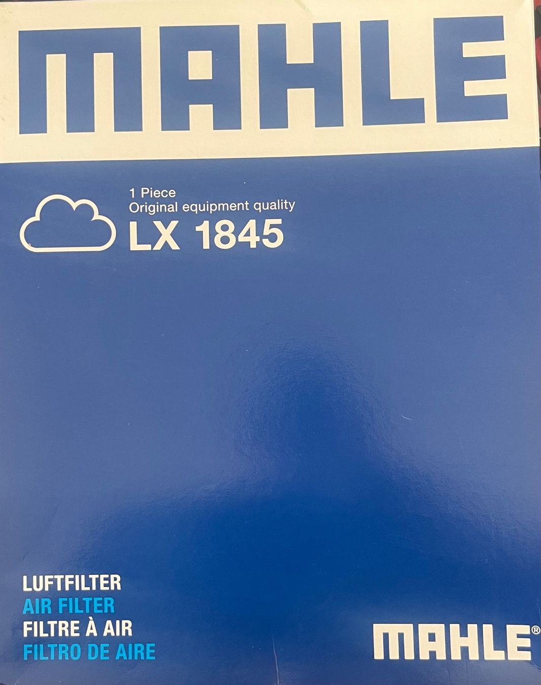 Lüftung: MAHLE LX 1845 Luftfilter neu – Neu und originalverpackt aus Weinfelden von piantacarlo