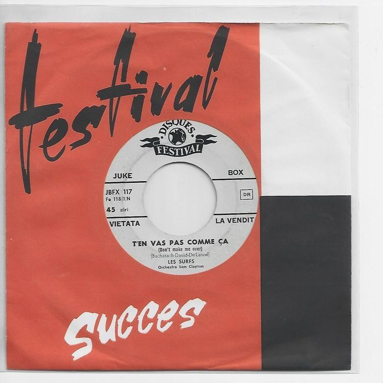 Dischi in vinile: Les Surfs  --  T en vas pas comme ca   Single7 – Usato da Rheinau venduto da thealbum