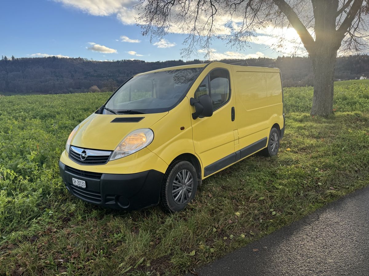 Opel Veicoli commerciali: Opel Vivaro, 2012, gelb, mit Sortimo – Usato da Schaffhausen venduto da Schutzeng8