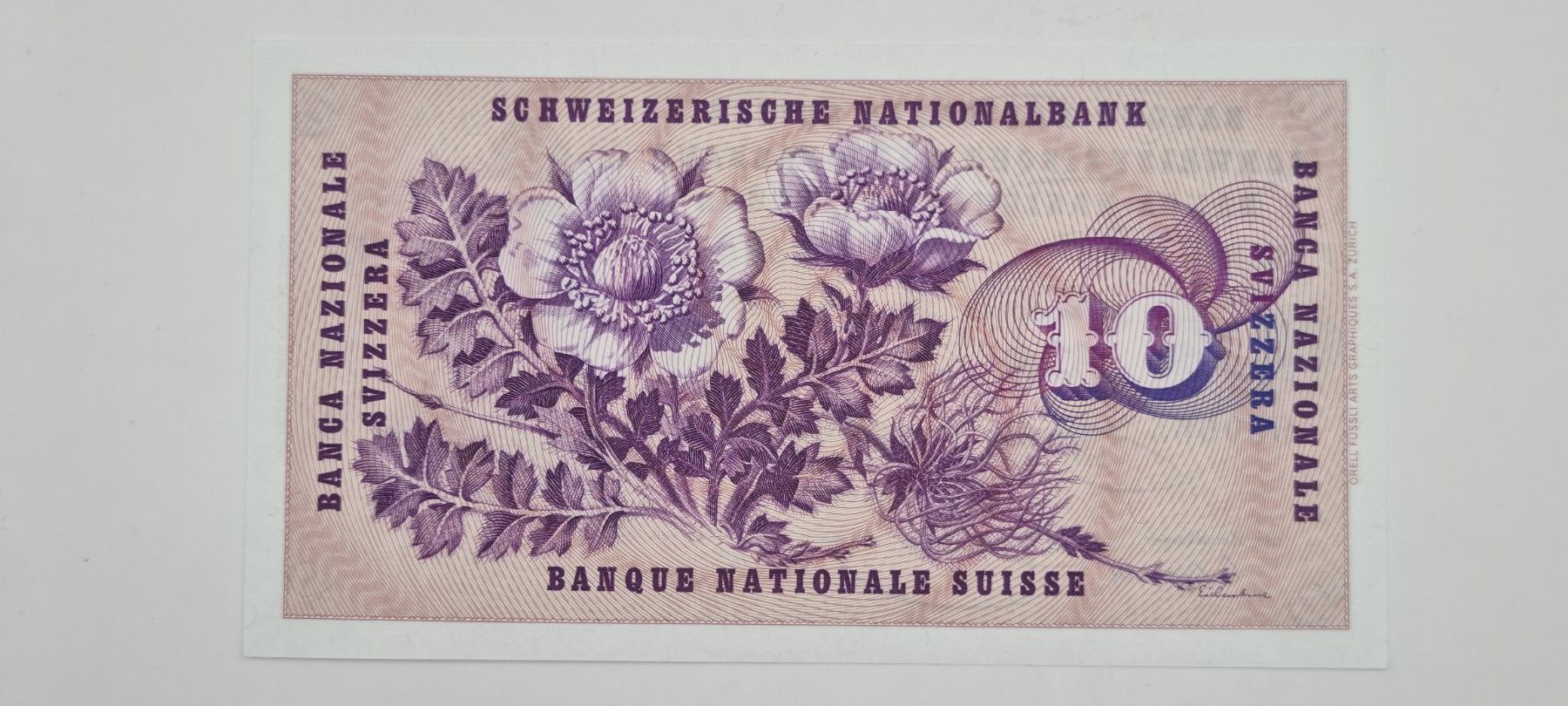 Billets de banque: Note 10  FR 1968 ungefaltet – Neuf avec emballage d'origine à Bure par chap981 1