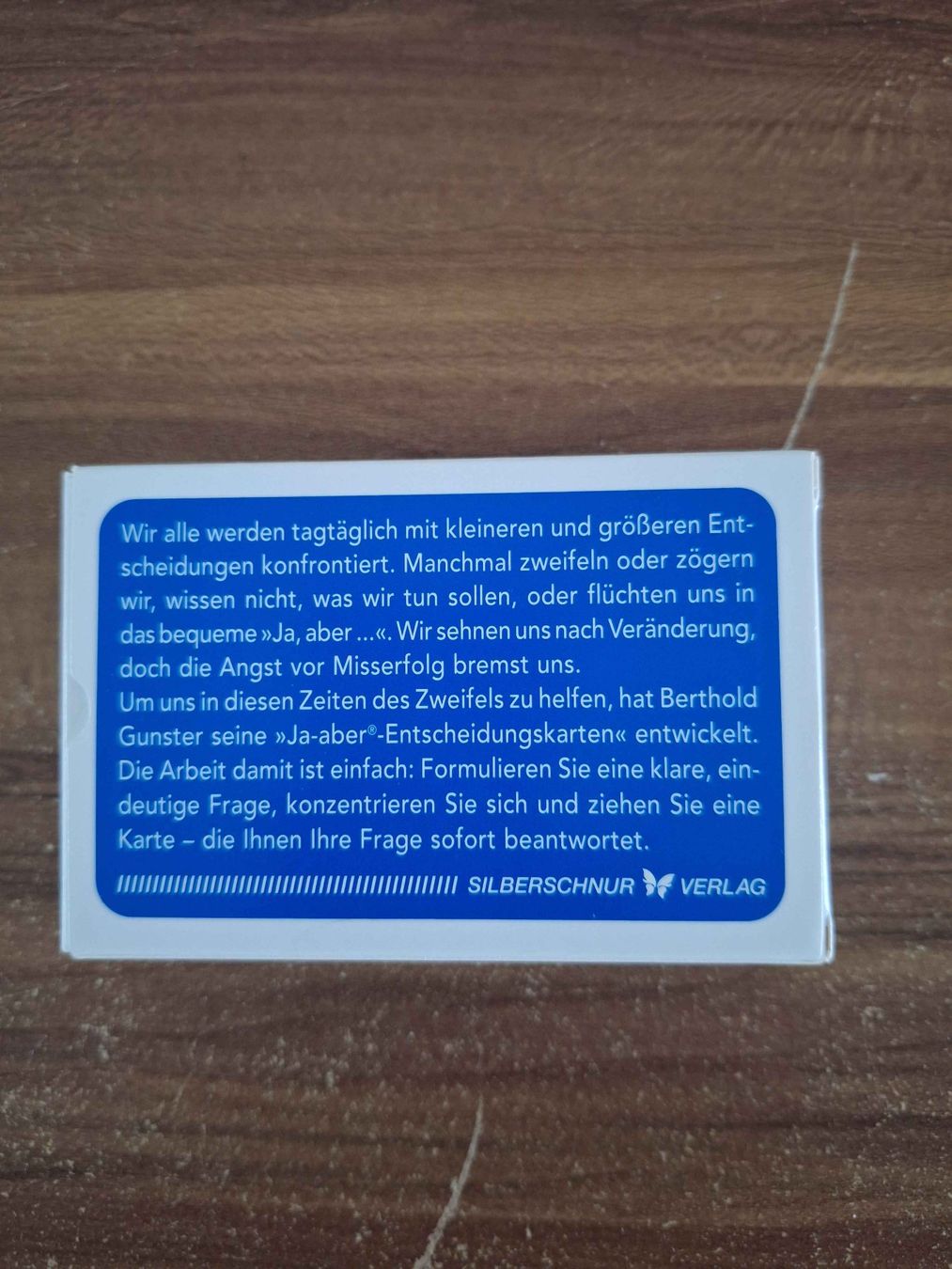 Spiele: Ja-aber Orakelkarten – Neu (gemäss Beschreibung) aus Grenchen von LaCa 1