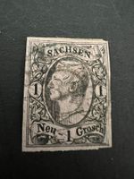 Sachsen Mi. 9I, 1Neugroschen  1855, gestempelt (E1780)