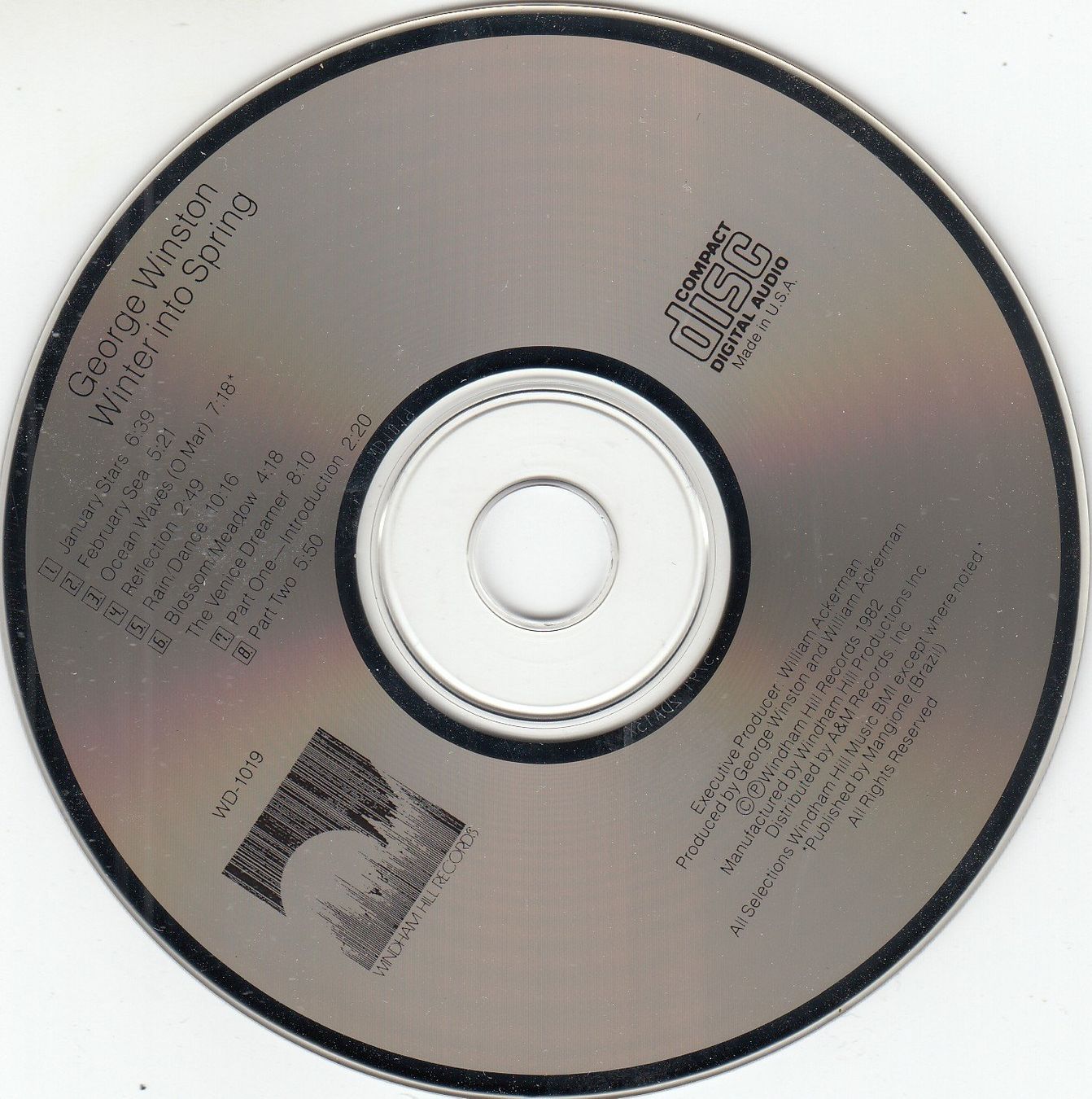 CD: George Winston Winter into Spring 8 Titel – Usato da Spreitenbach venduto da Turbo_1105 2