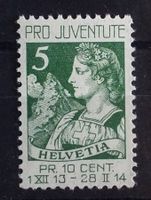 2351) 1913 Pro Juventute Helvetia postfrisch