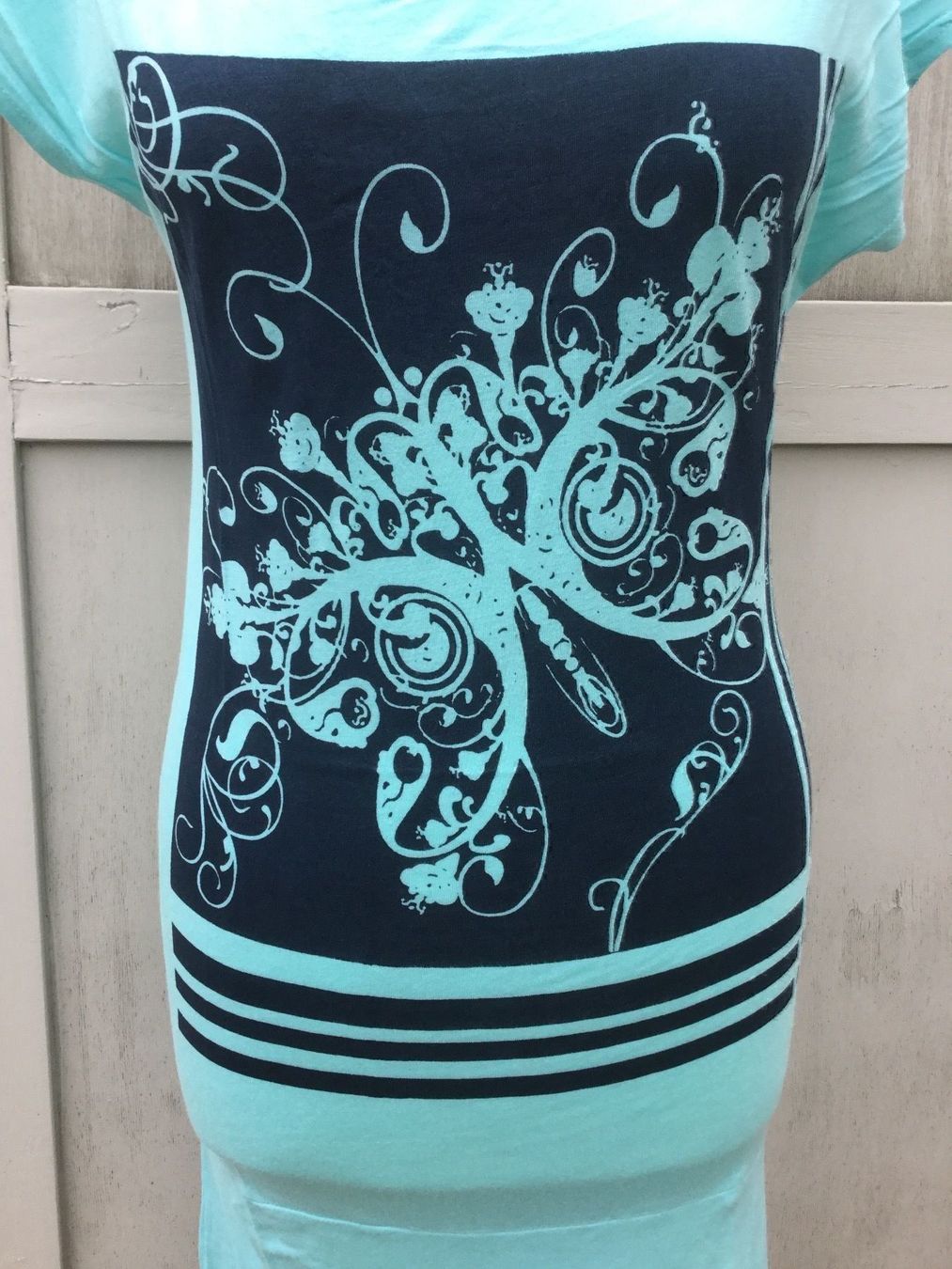 Kleider: Tunique Robe turquoise Papillon, taille M – Neu (gemäss Beschreibung) aus Agiez von chouchanelle 6