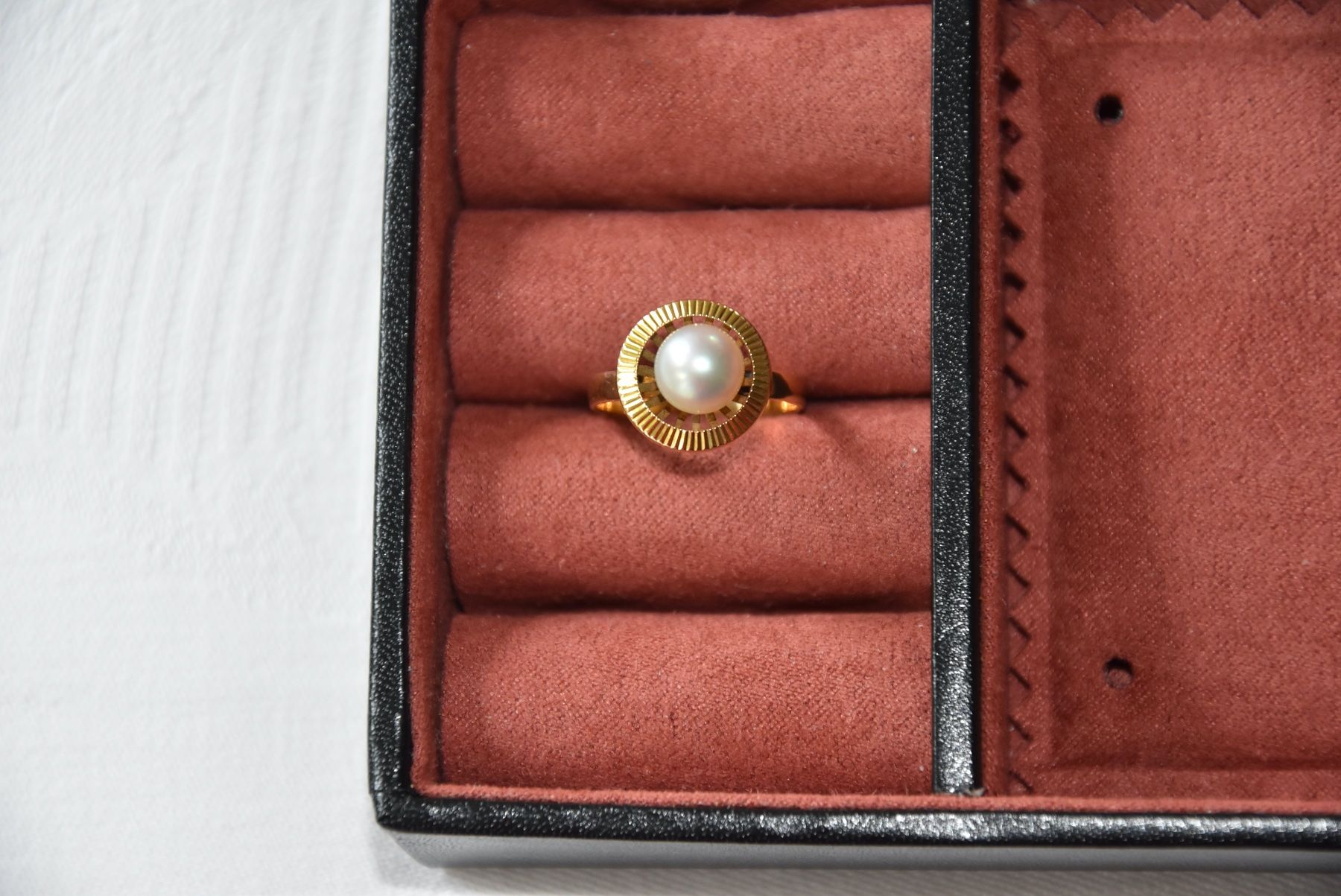 Ringe: hübscher Goldring mit 1 Zuchtperle – Neu (gemäss Beschreibung) aus Münsingen von Sternsaphir64