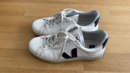 Veja Leather White Black Sneakers EU 43
