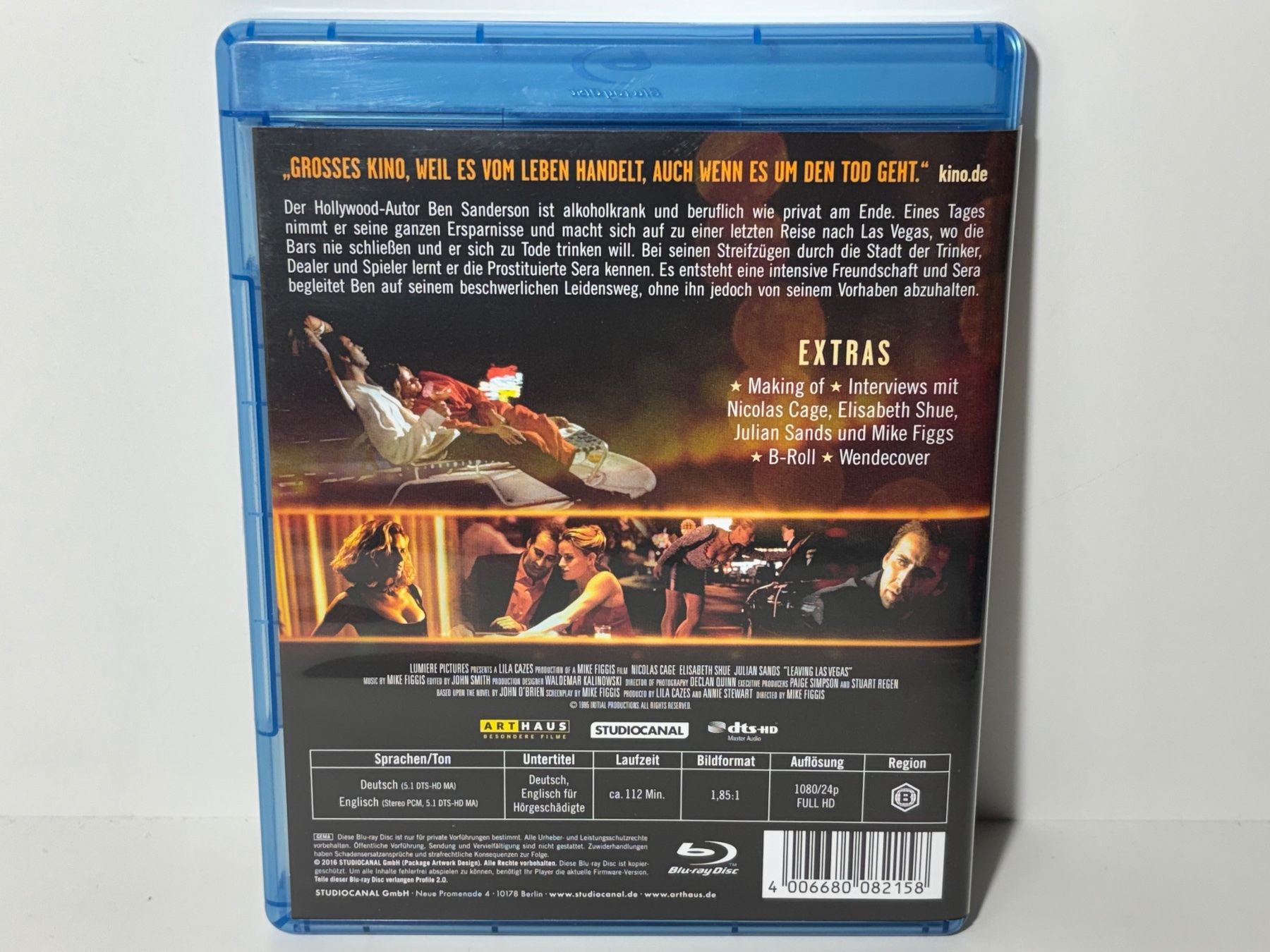 Tutti i DVDs: Leaving Las Vegas Blu Ray – Usato da Wilderswil venduto da Mr.Fury 1