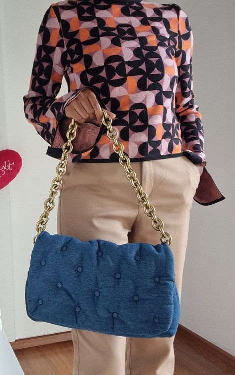 Denim Borse Zara Zara Autunno Inverno Denim Zara Borse In Tessuto