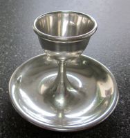 Antiker Eierbecher versilbert, Art. Krupp Berndorf, um 1900