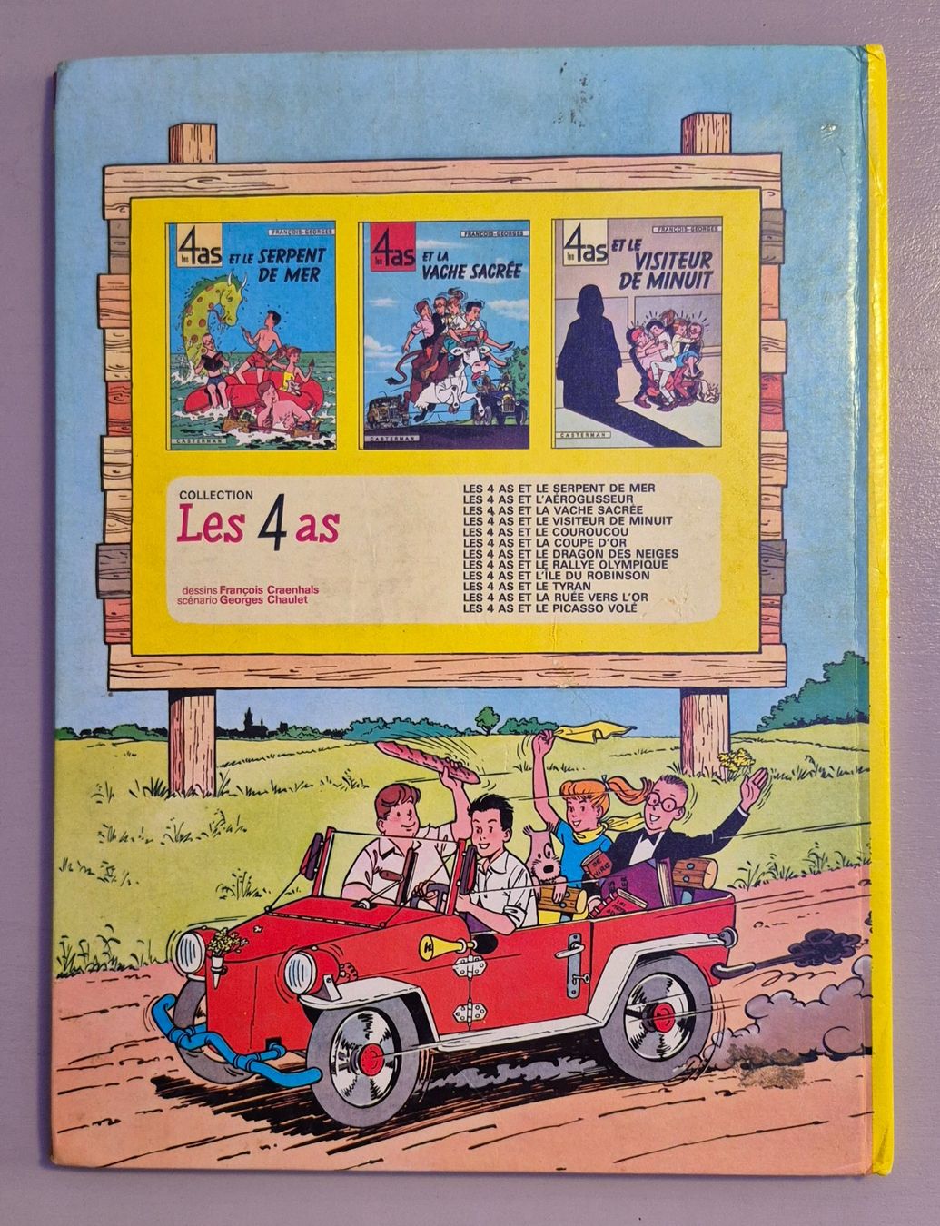 Fumetti: Les 4 As et le Picasso volé - BD EO 1974 – Usato da Grand-Lancy venduto da loi_599y 1