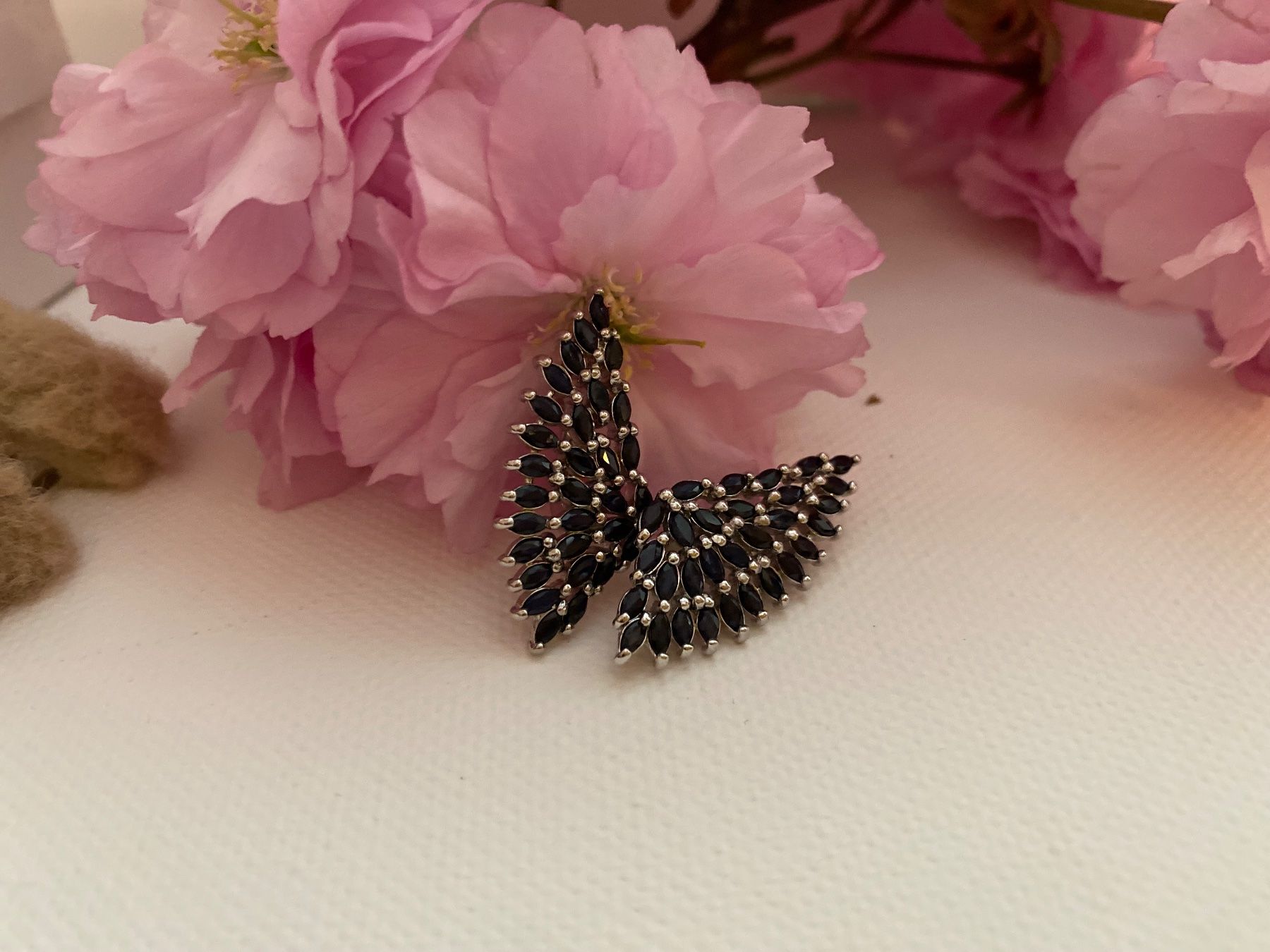Orecchini pendenti & Orecchini a lobo: Ohrringe blaue Saphire in 925 Sterling Silver – Nuovo (secondo la descrizione) da Zürich venduto da LIBELLA13 2