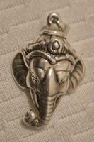 Anhänger Elefant Ganesha Silber 925 6.32 Gramm
