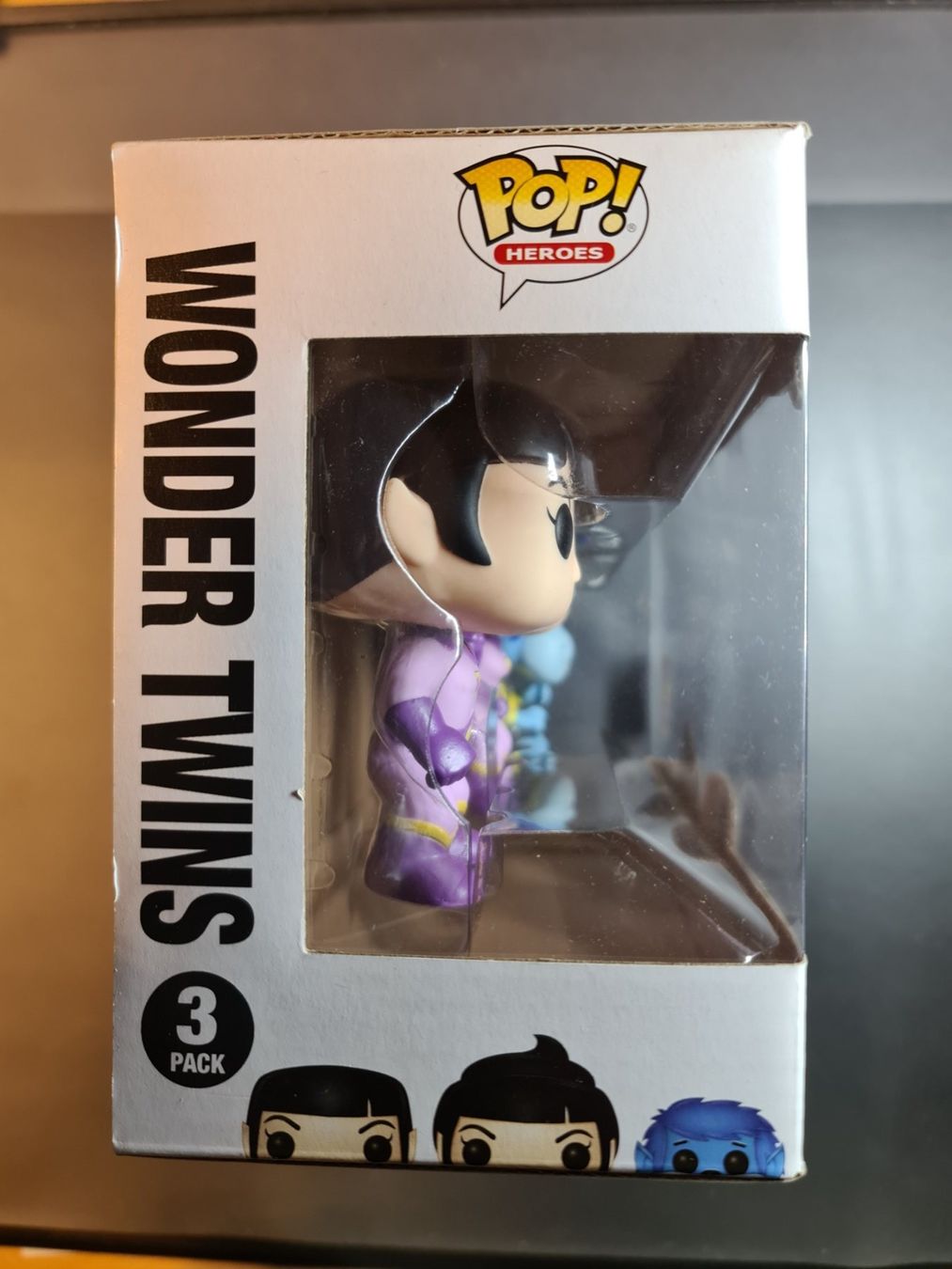 Funko Statuette: Funko Pop Wonder Twins 3 Pack 2017 Exclusive – Nuovo e nell'imballaggio originale da Elsau venduto da oli_2tdc 1
