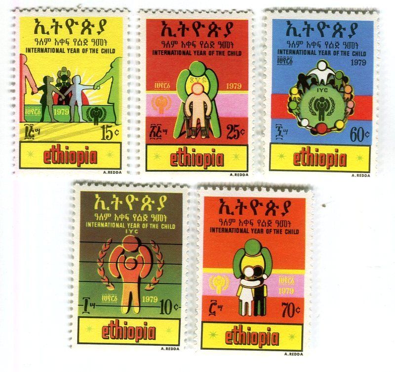 Tutti i francobolli: Briefmarken "Kinder". Äthiopien – Nuovo e nell'imballaggio originale da Basel venduto da Butsch5