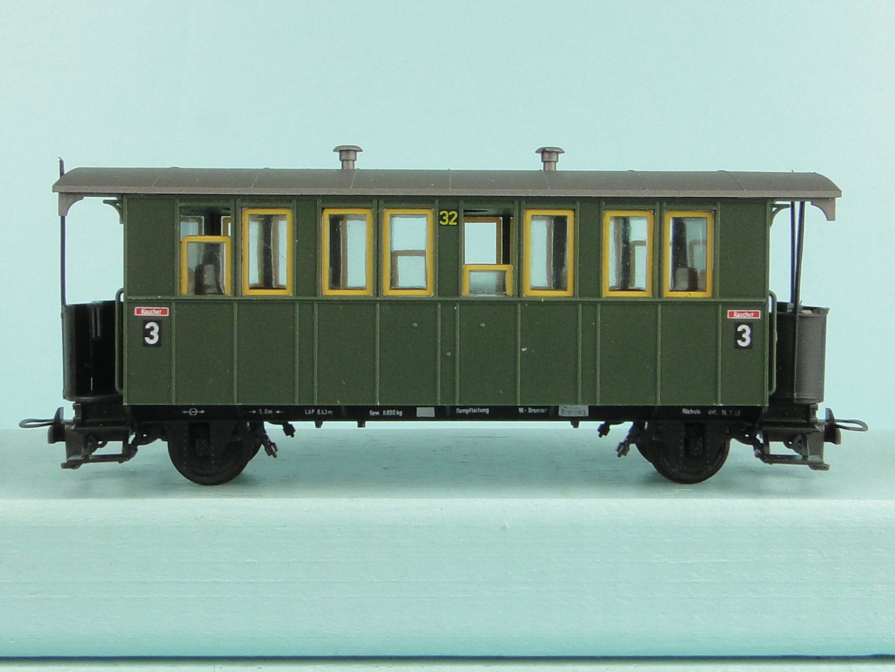 Bemo Modellini di ferrovie: BEMO Länderbahn Wagen 3. Kl. – Usato da Bülach venduto da cann11 4
