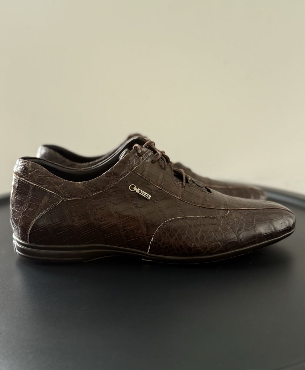 Zilli Scarpe da uomo: Zilli Herren Krokodil leder Schuhe – Nuovo (secondo la descrizione) da Kilchberg ZH venduto da man_7q9s 3