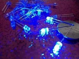 LED klar/blau 3mm, 100 Stück, 3V/20mA